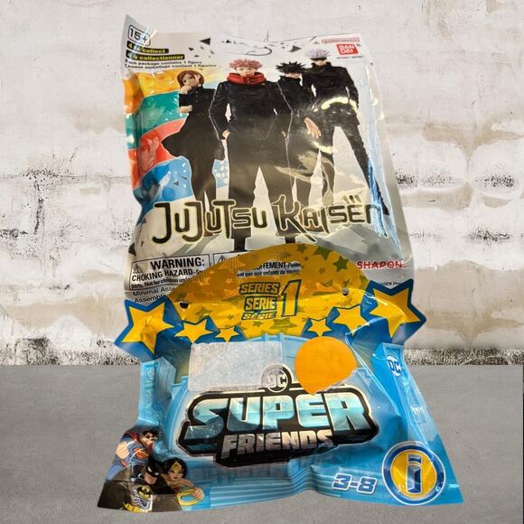 Blind Pack Bundle - Anime Series Jujutsu Kaisen & DC Super Friends NEW - Picture 1 of 2